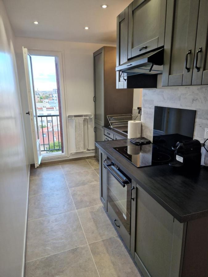 Appartement spacieux rénové - 11 min de Paris Bois-Colombes Extérieur photo